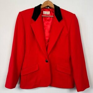 Vintage Liz Claiborne Virgin Wool/Cashmere Blazer, Size 8, Excellent  condition